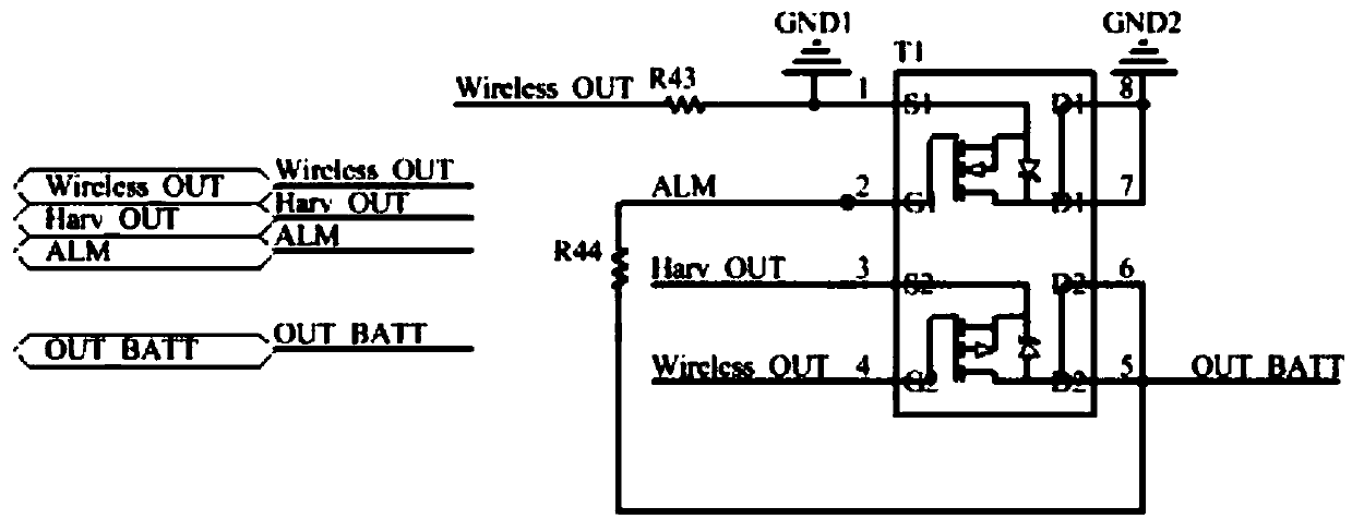 Electromyography sensor system based on wireless charging and energy self-collection technologies