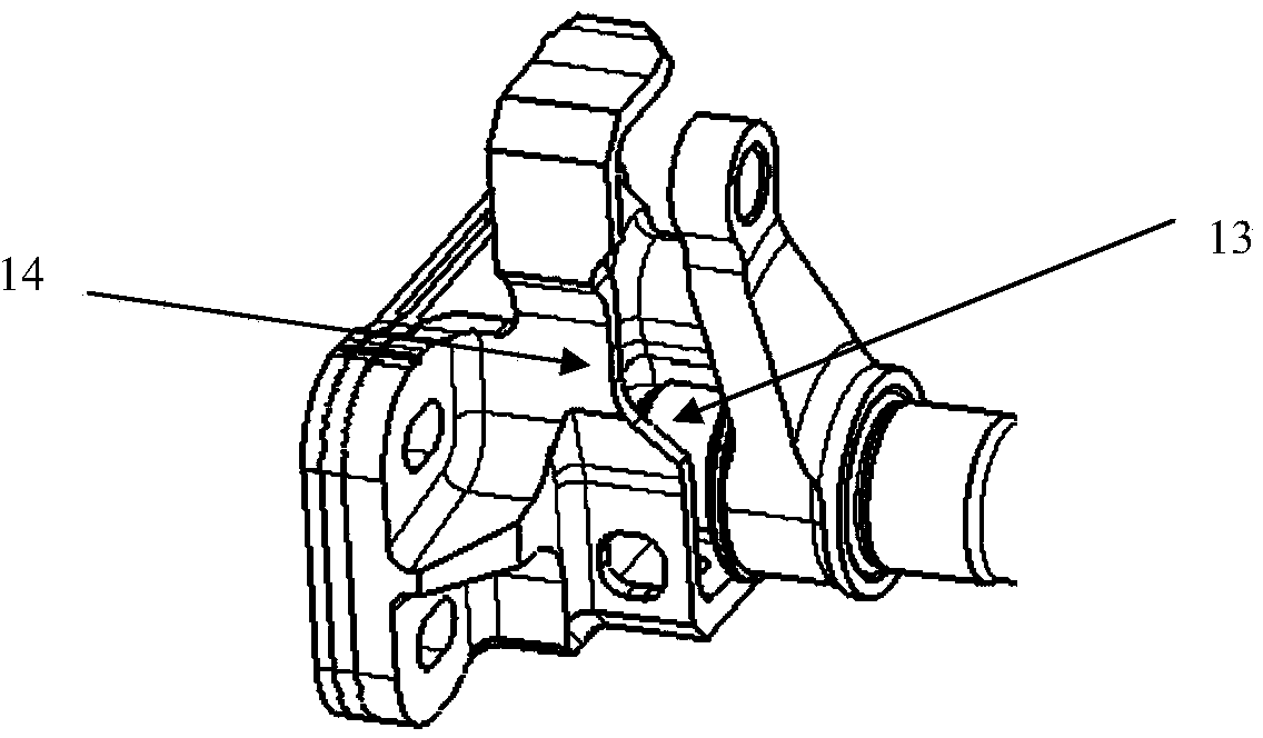 Lifting-opening linkage structure for turn-over airliner cabin door