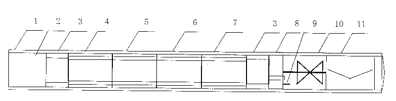 High-temperature cable direct reading five-parameter logging instrument