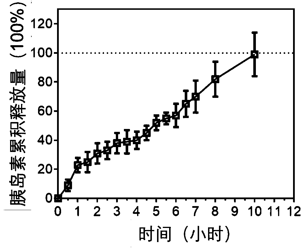 A kind of nano-drug carrier and its combination medicine for the treatment of diabetes