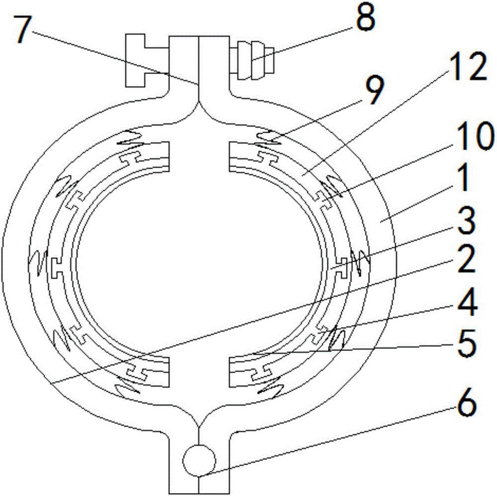 Natural gas pipeline protecting device