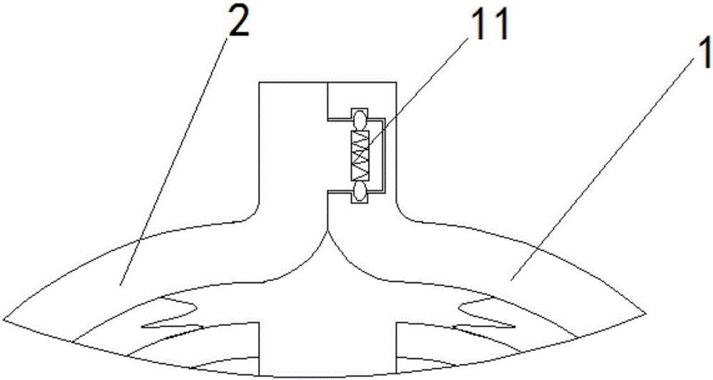 Natural gas pipeline protecting device