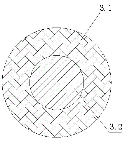 Moisture absorbing and sweat releasing type fabric with reasonable structure