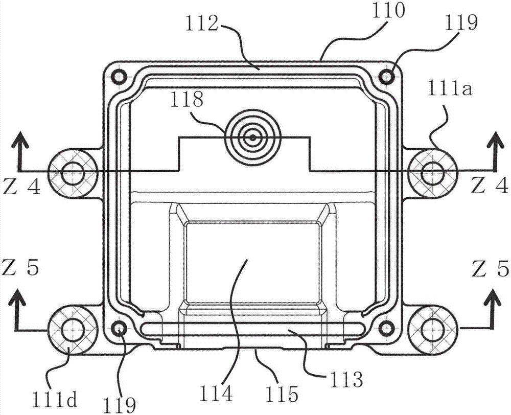 Waterproof electronic equipment unit