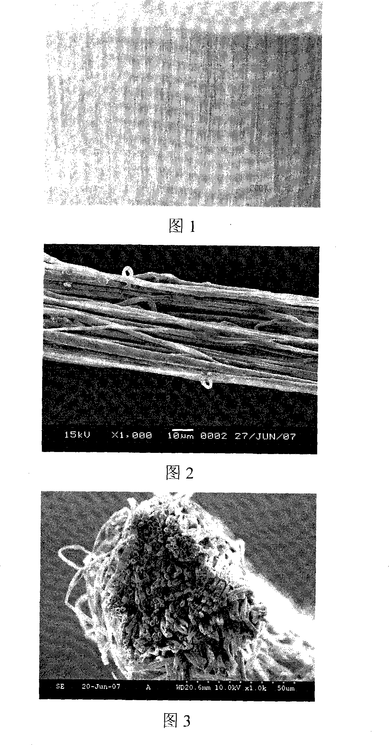 Preparation method for regularly electrostatic spinning hollow fibre