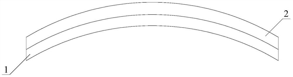 A protective film composite cover plate and its manufacturing method