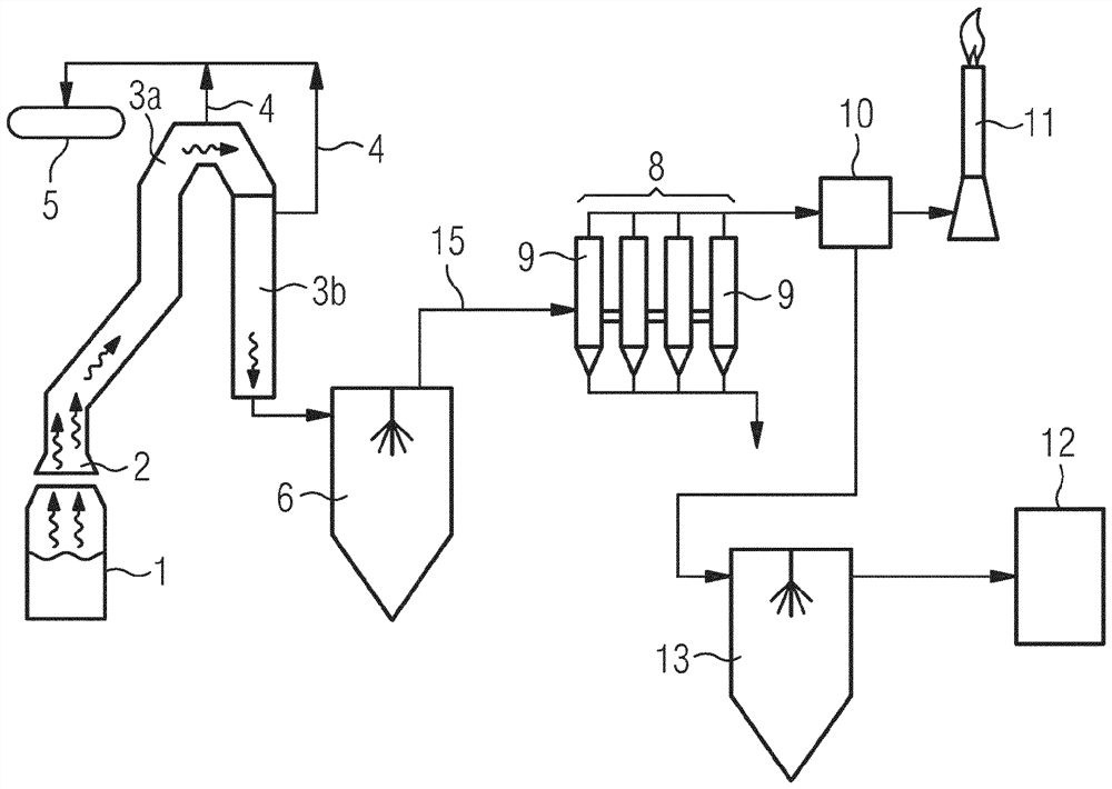 Device for removing dust from converter gas