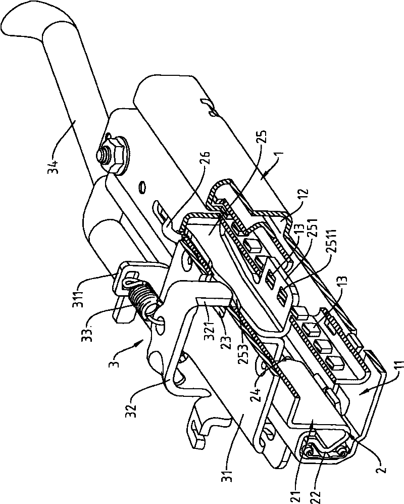 Manually sliding adjusting device of chair