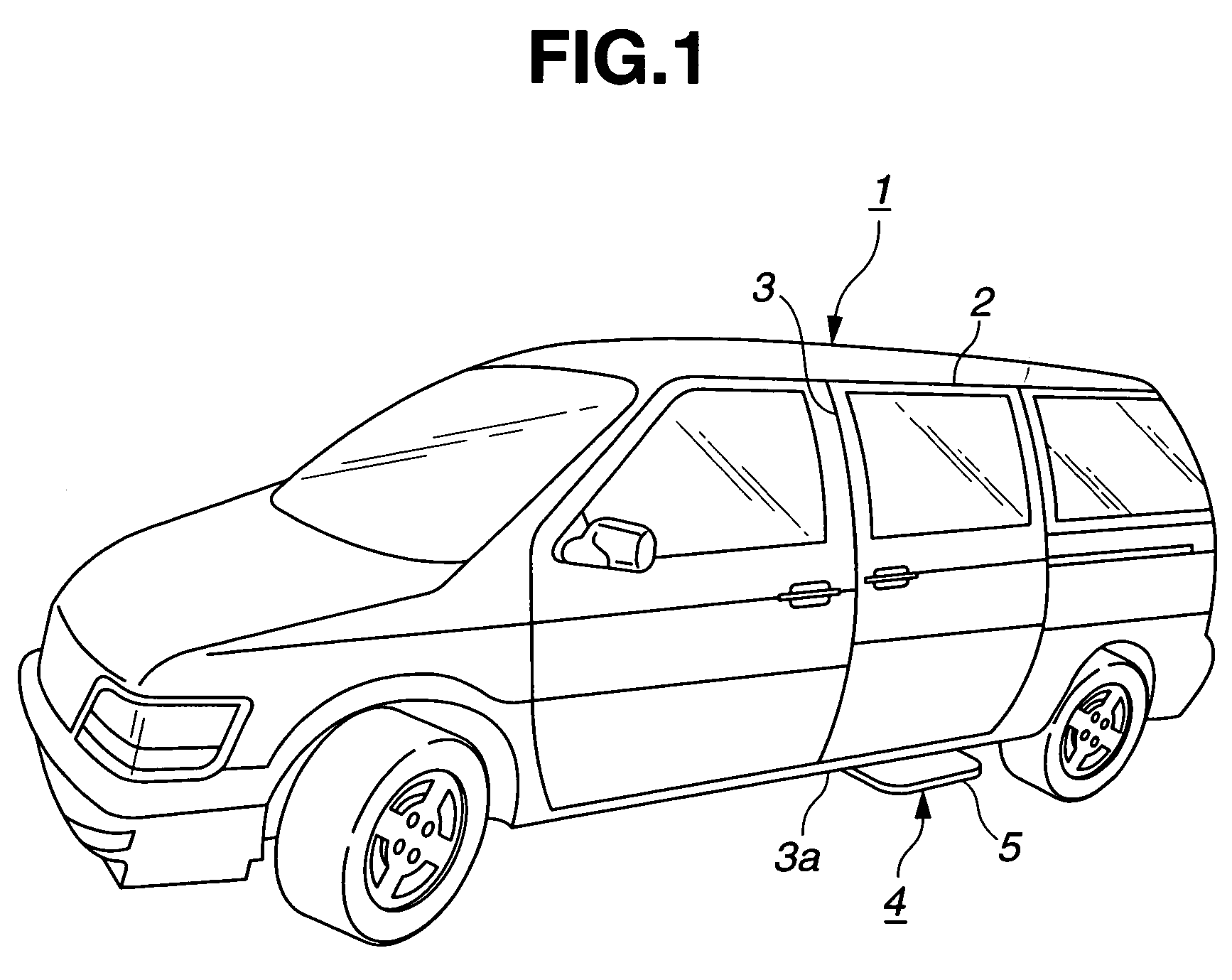 Powered step device of motor vehicle