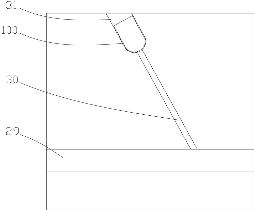 Inclined shaft tunnel full-section mechanical tunneling device and construction method