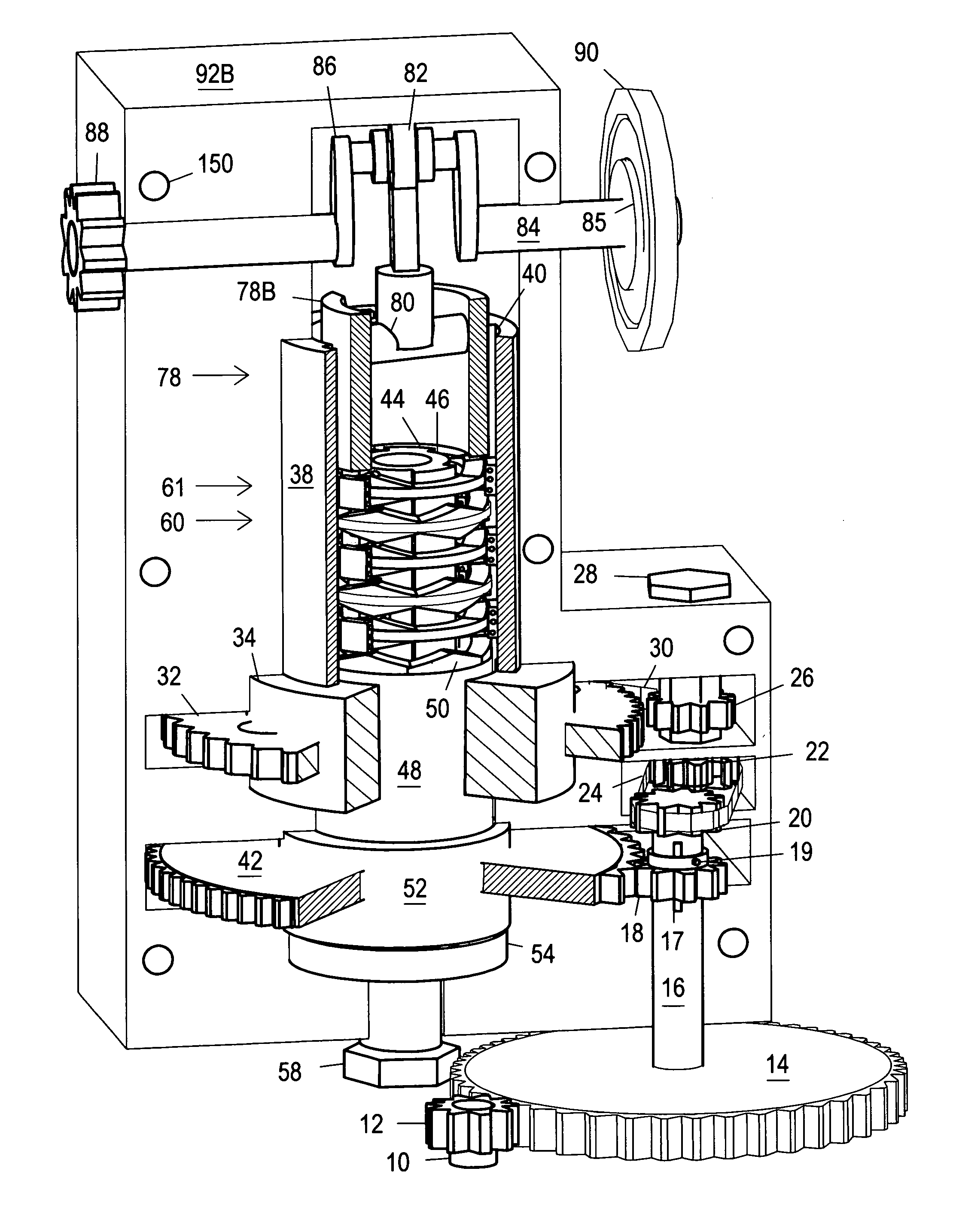 Mechanical module for horsepower amplification