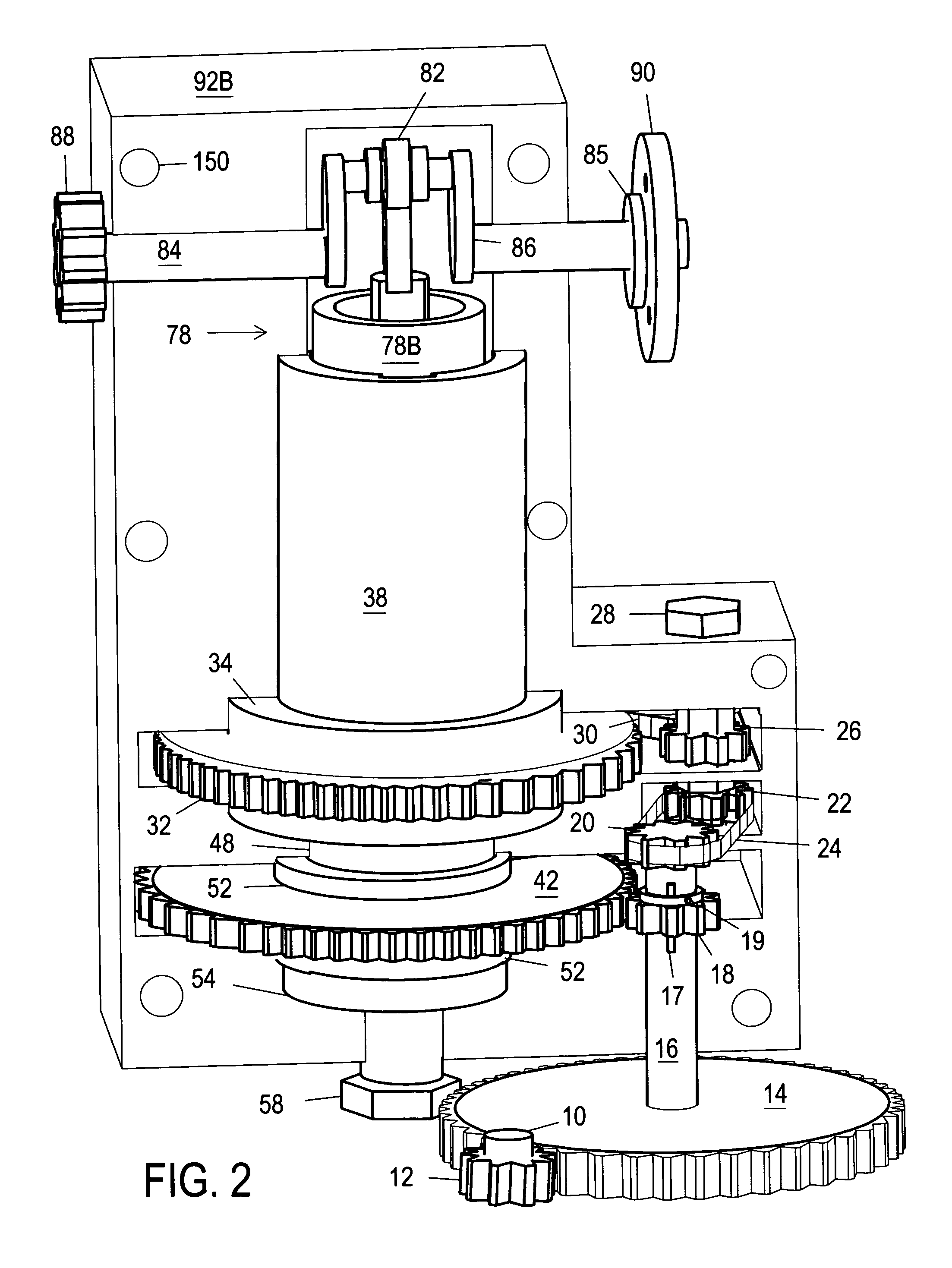 Mechanical module for horsepower amplification