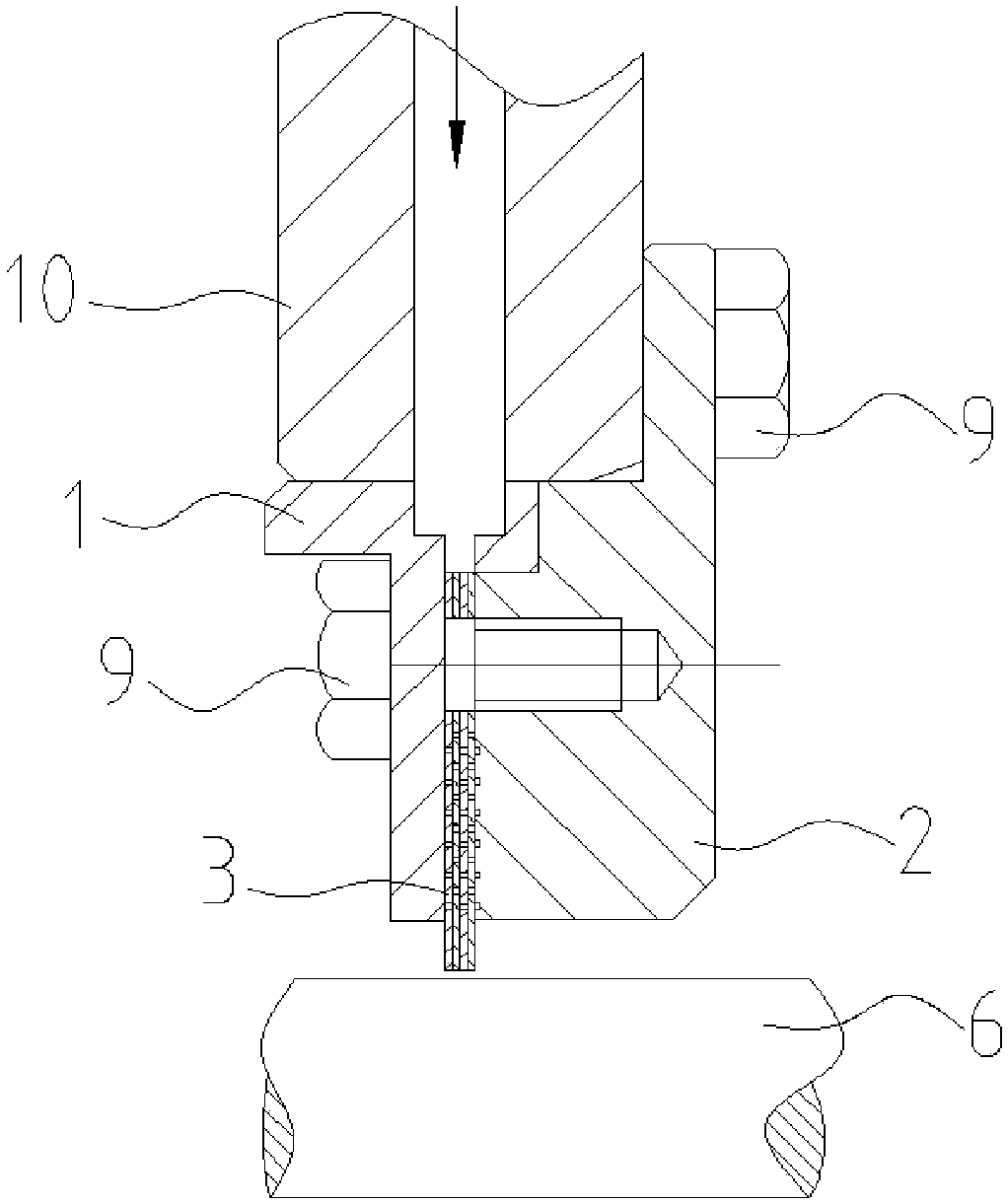 Finger seal device with core hollowed-out finger piece