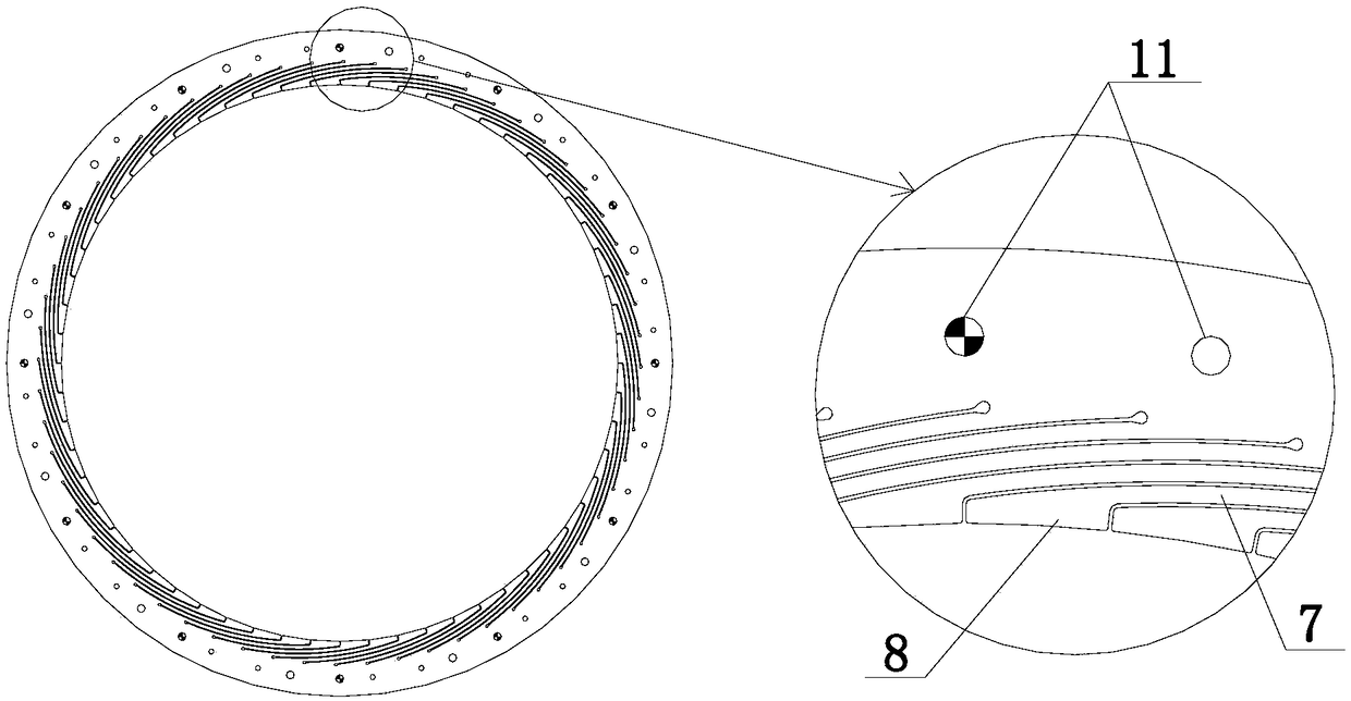 Finger seal device with core hollowed-out finger piece