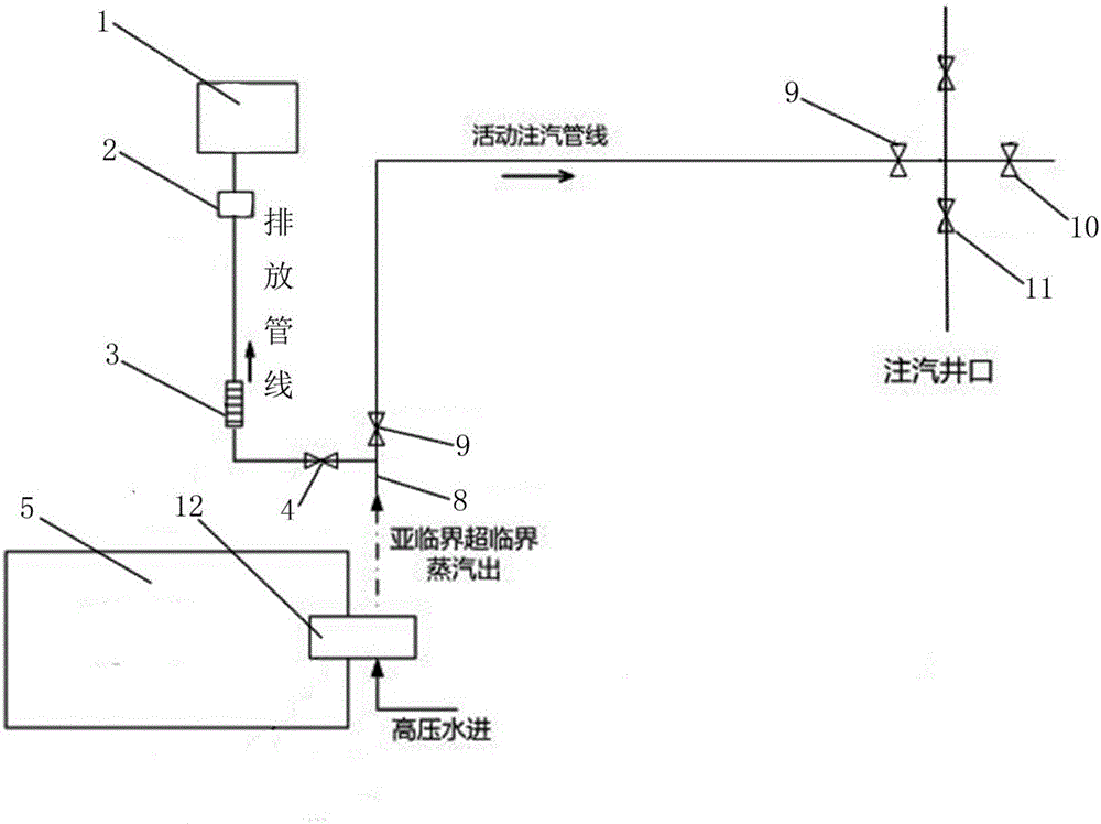 Oil field steam-injection boiler heating system adopting solid thermal-storage electric boiler and two-stage heat exchange