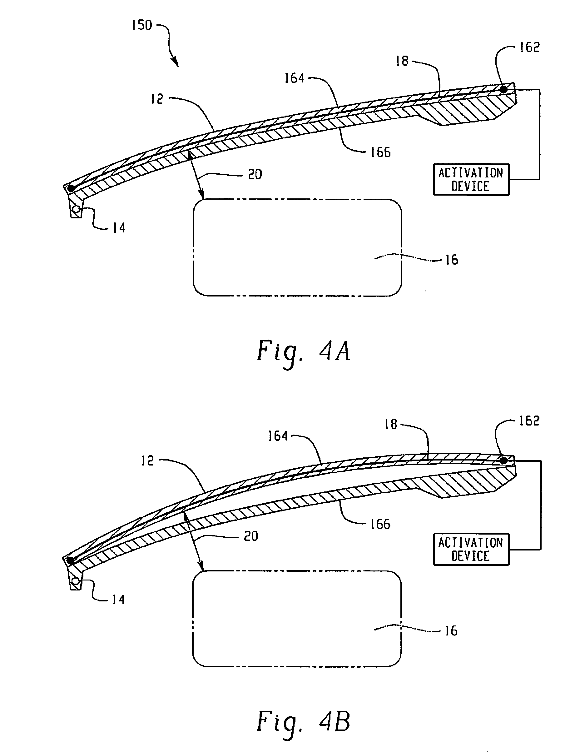 Hood lift mechanisms utilizing active materials and methods of use