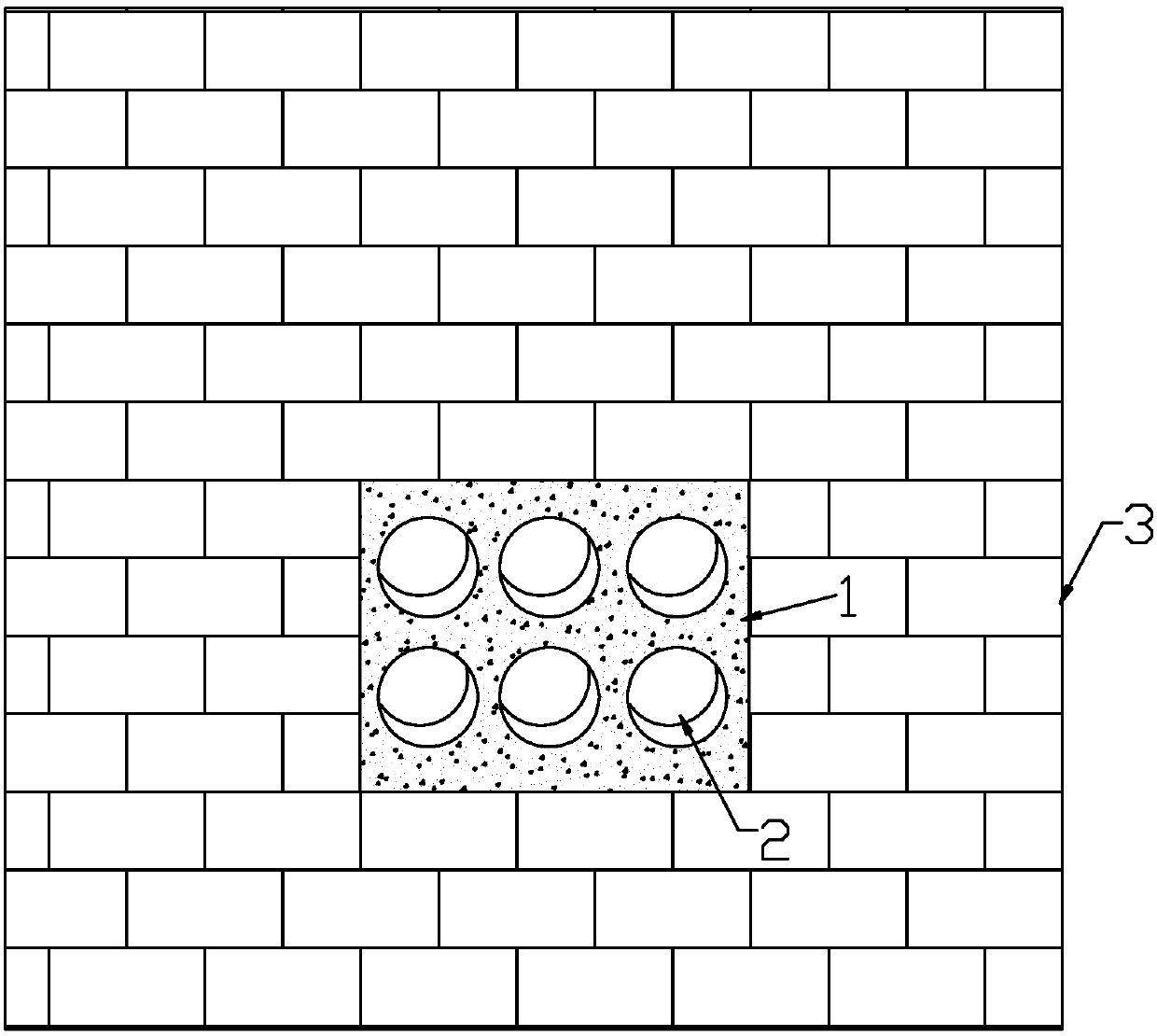 Prefabricated basement pipeline module and manufacturing method thereof