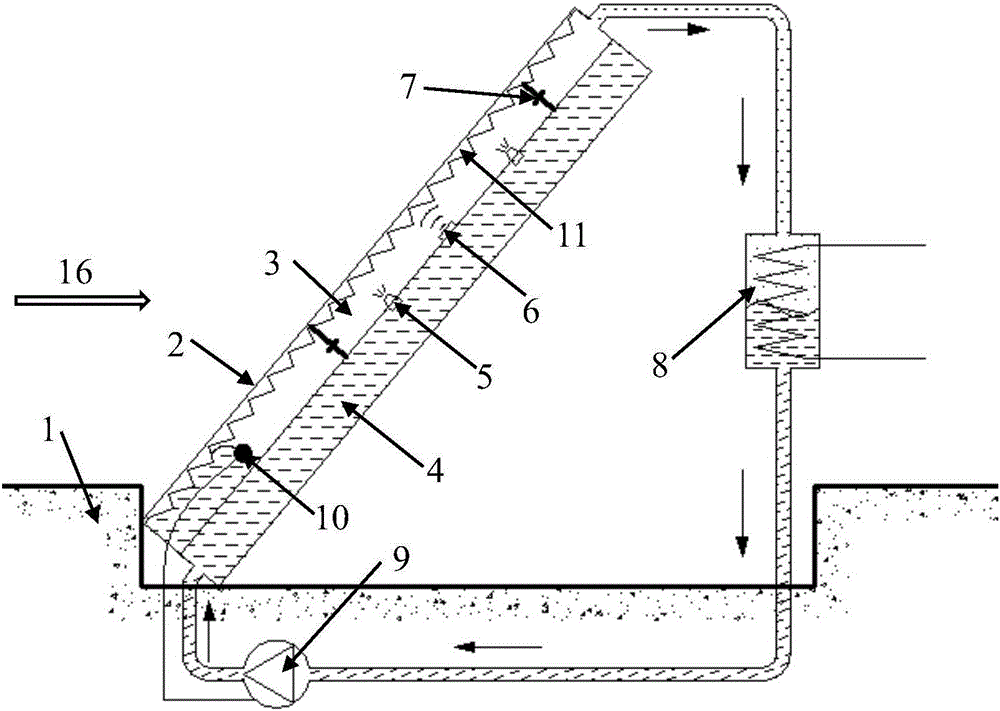 Guide plate device used for high-temperature fuel gas