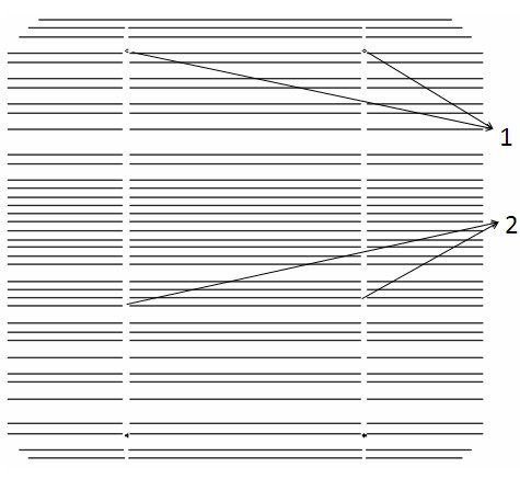 Printing registration method for crystalline silicon selective emitter battery