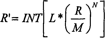 Method for colour space conversion of image sequence