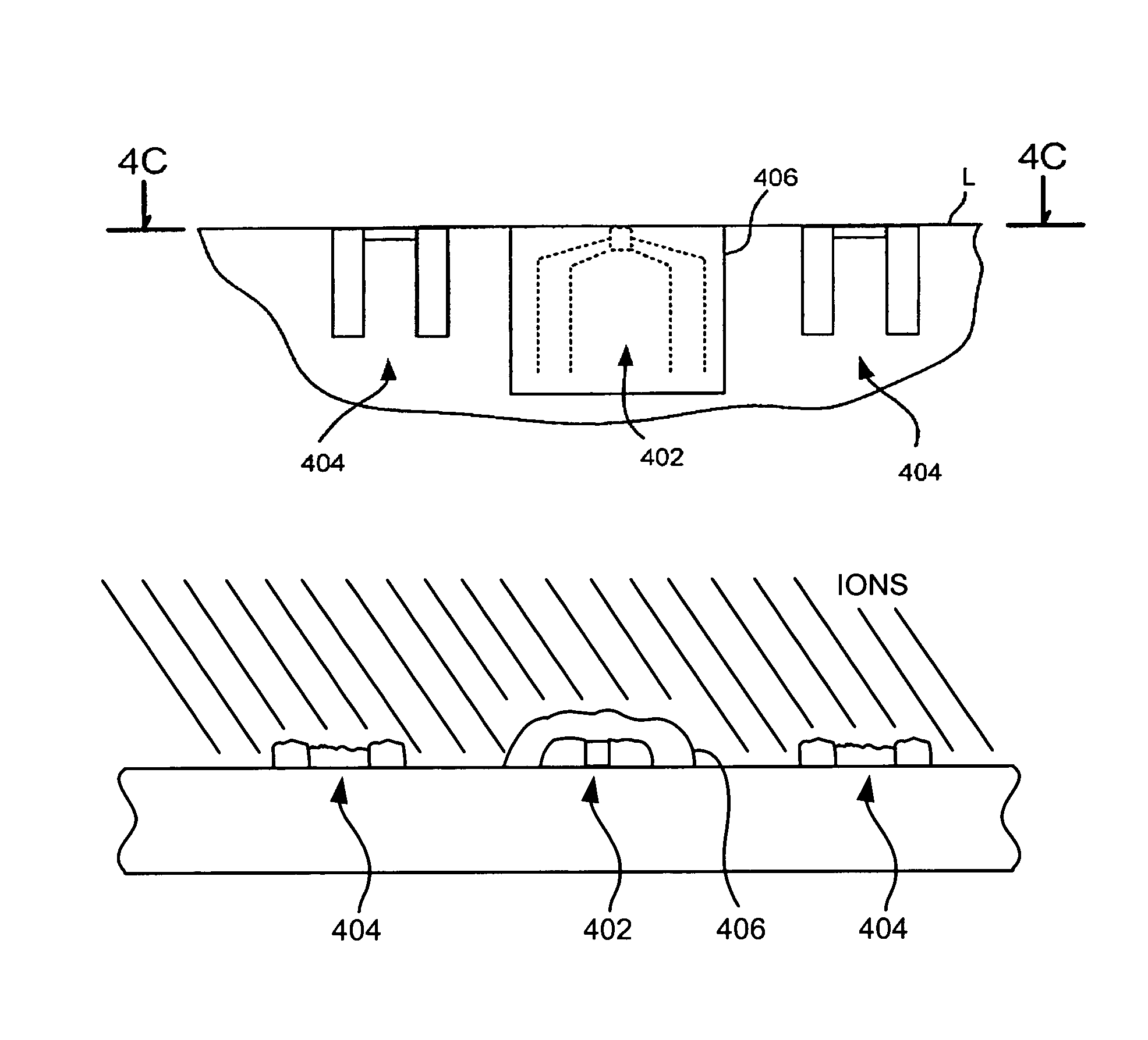 Ion bombardment of electrical lapping guides to decrease noise during lapping process