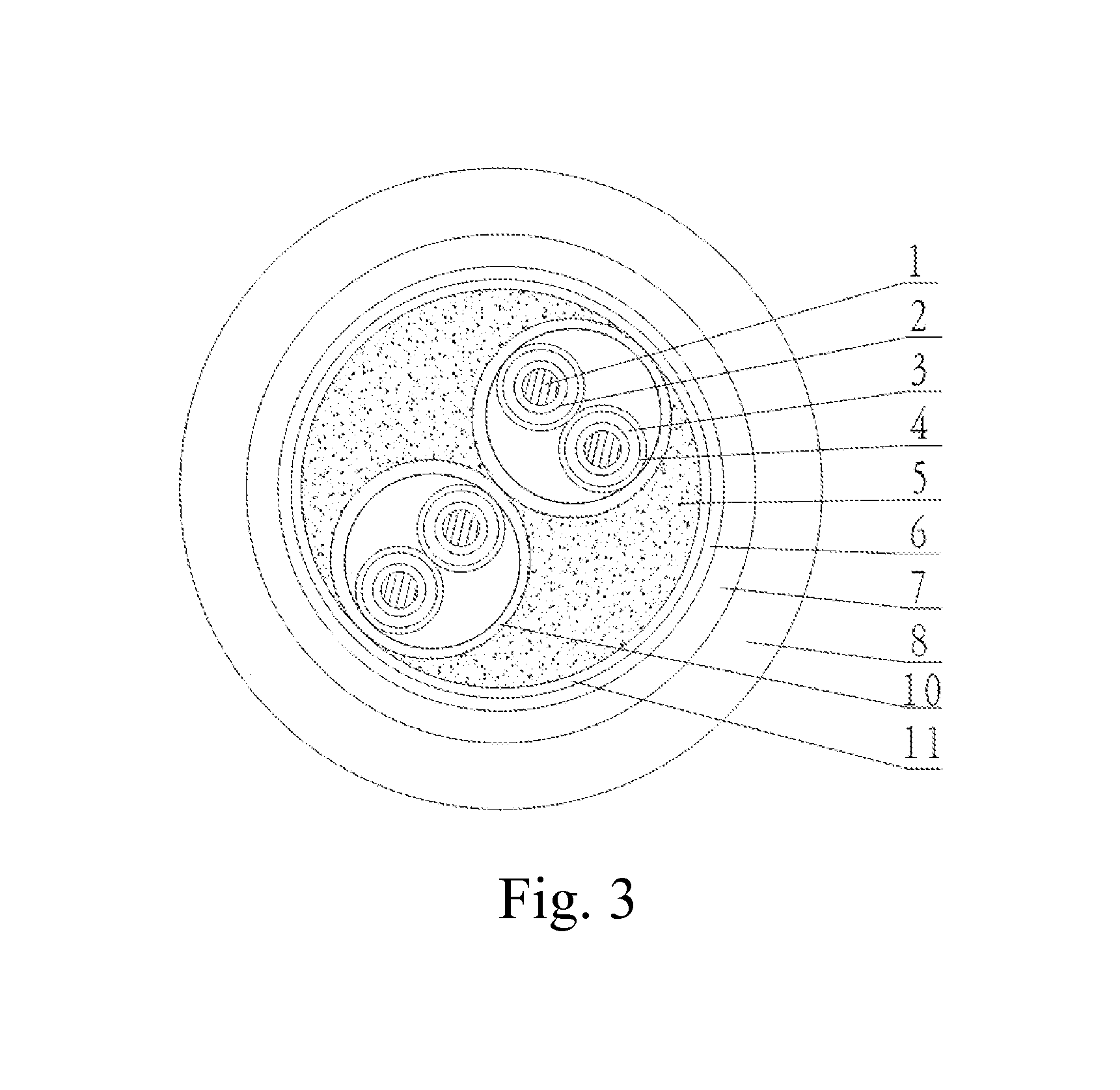 Class 1E cable for third generation passive nuclear power plant in mild environment and manufacturing method thereof