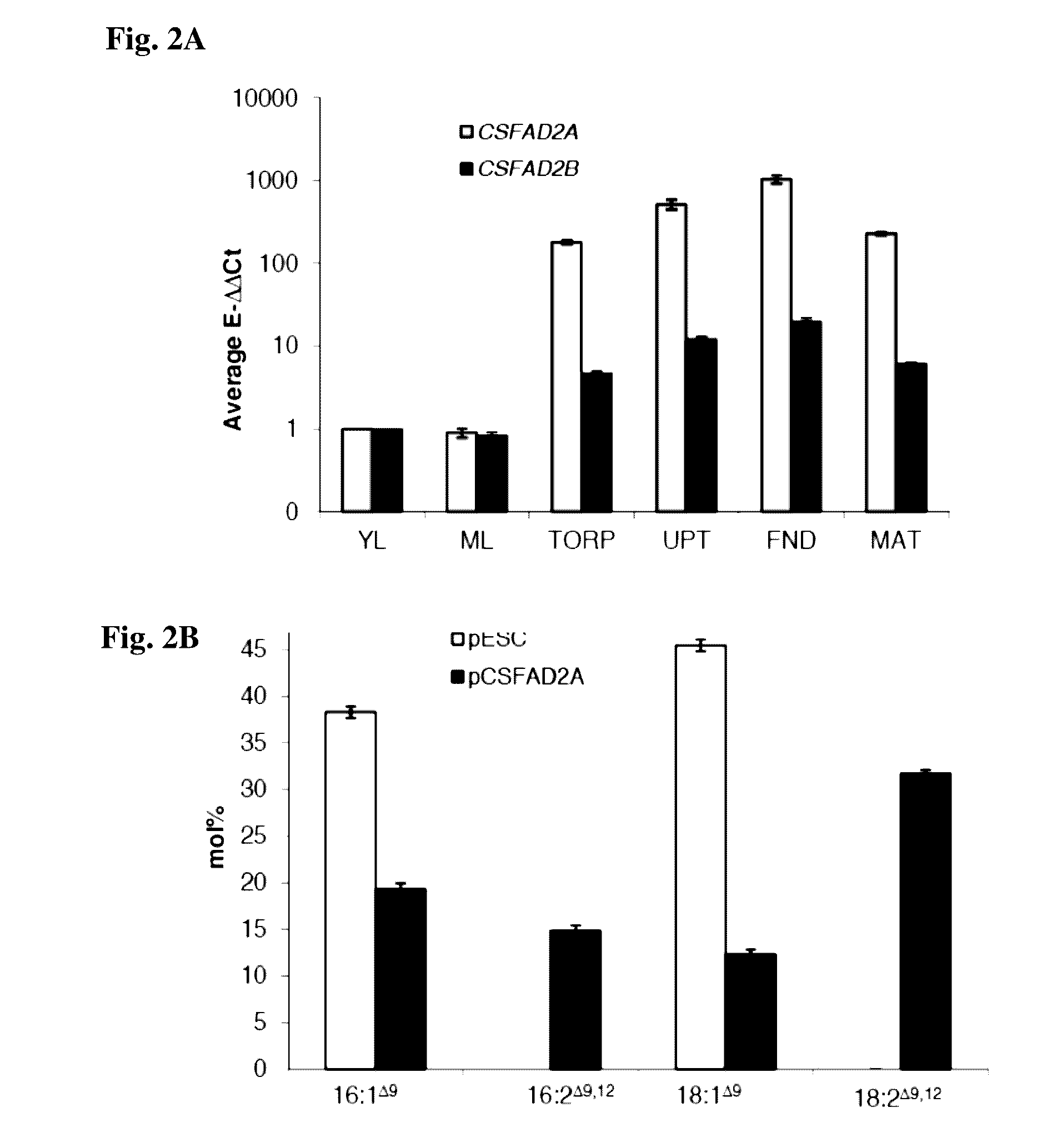 Desaturase nucleic acids and polypeptides