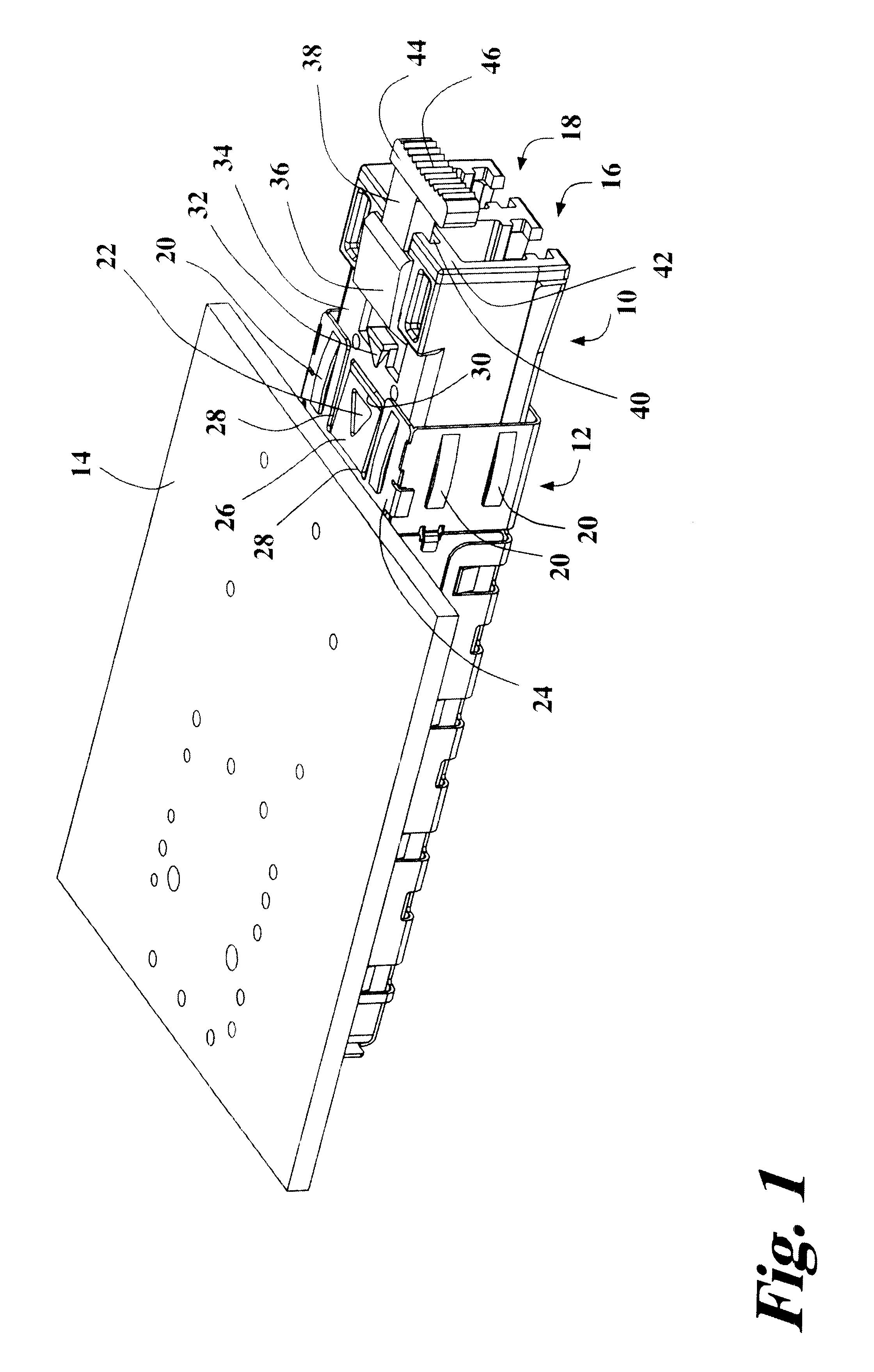 Pluggable transceiver module with extended release and removal lever