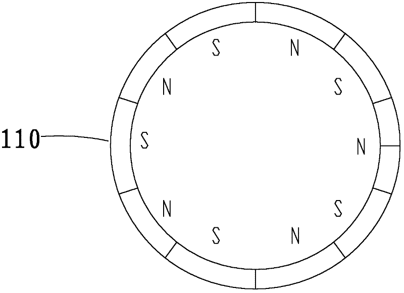 Magnetic component, motor and ceiling fan comprising motor