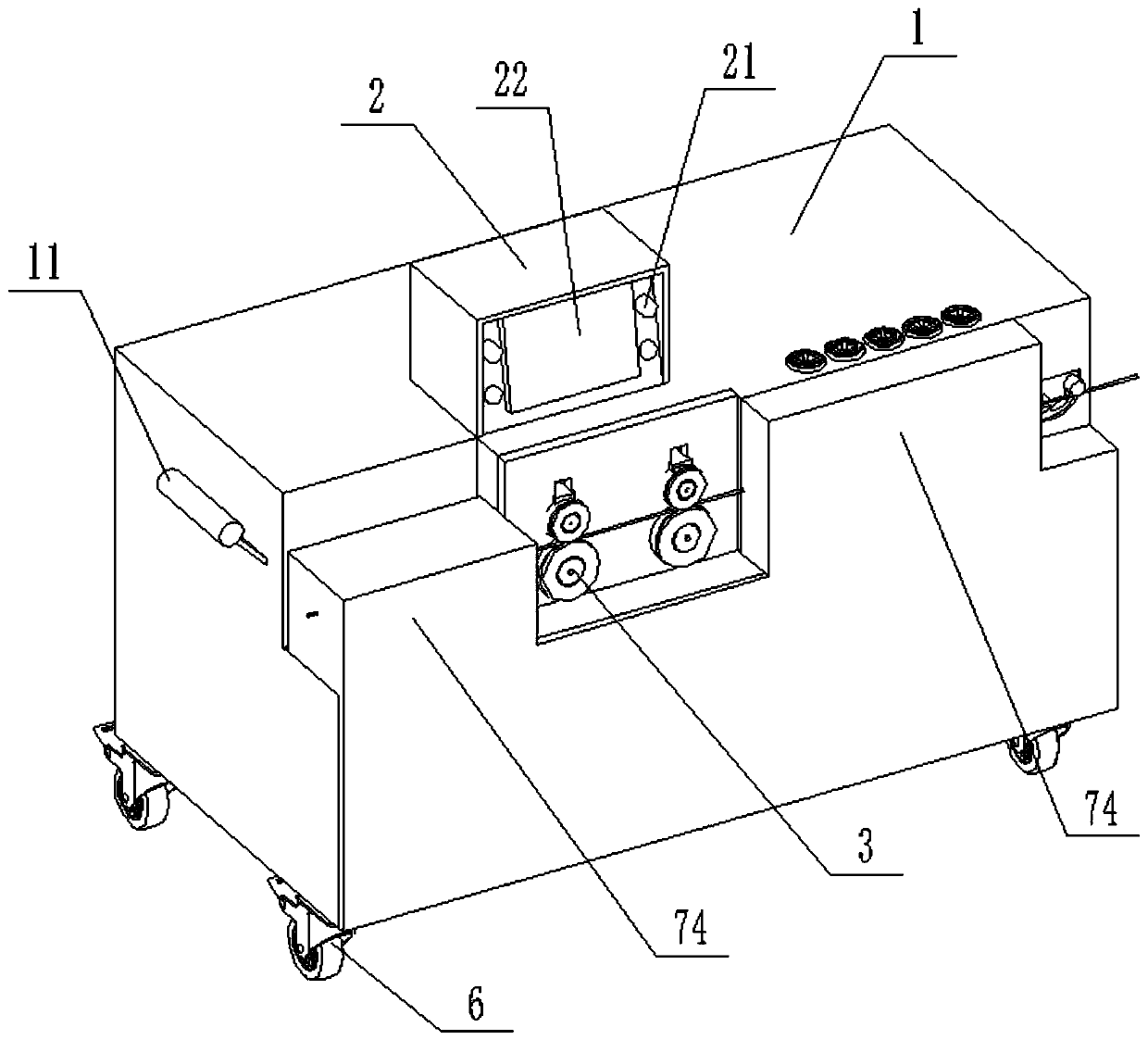 Reinforcing steel bar bending machine