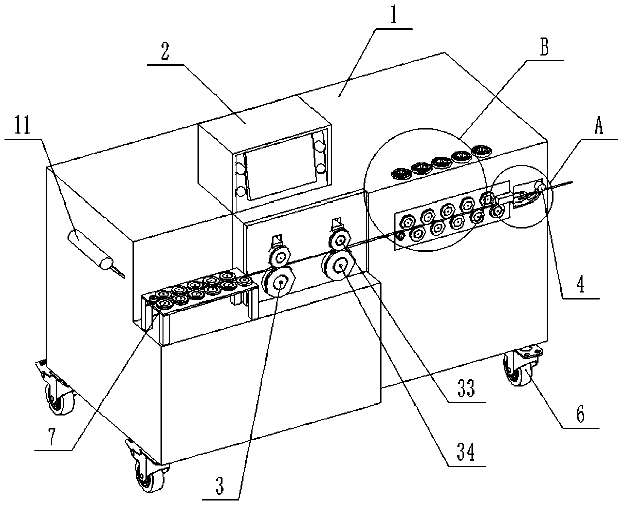 Reinforcing steel bar bending machine