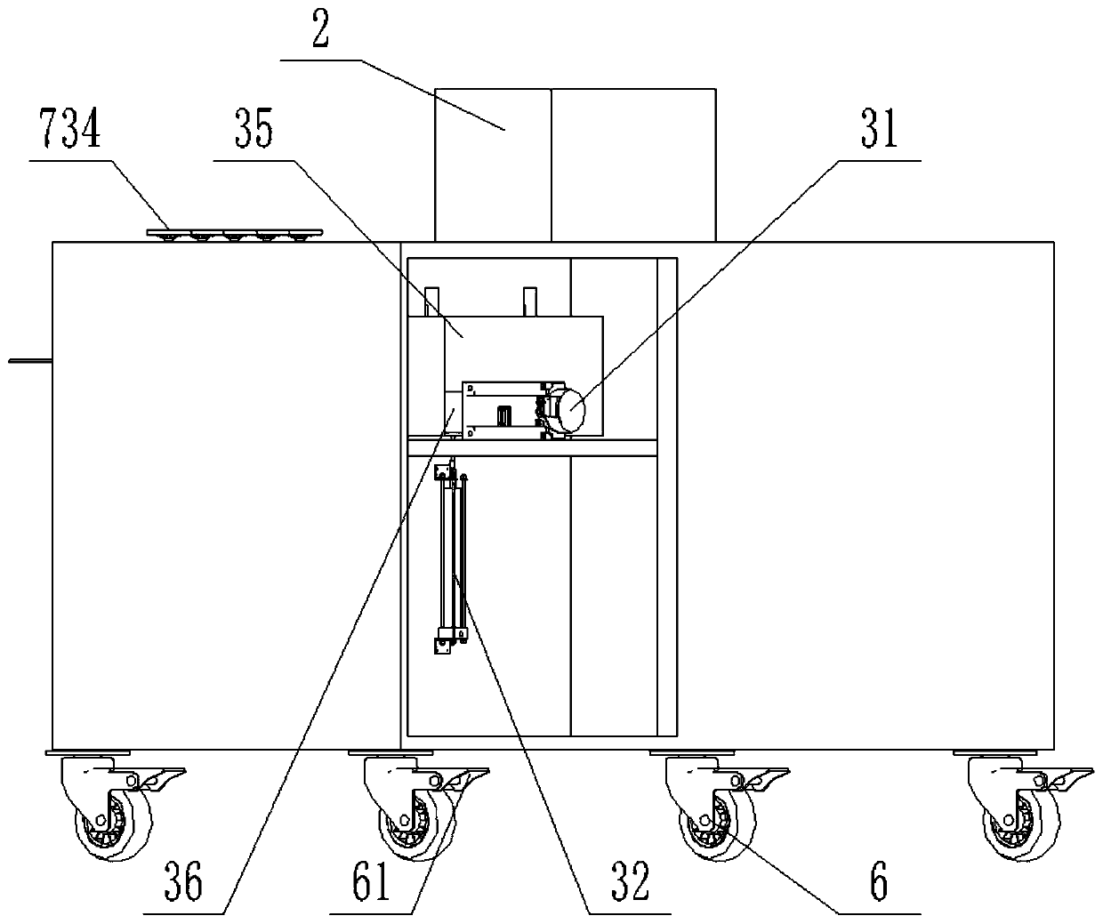 Reinforcing steel bar bending machine