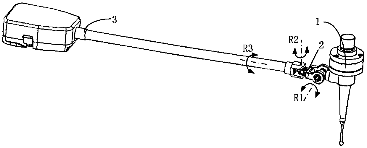 Robot-assisted surgery surgical drill instrument with force sensing function