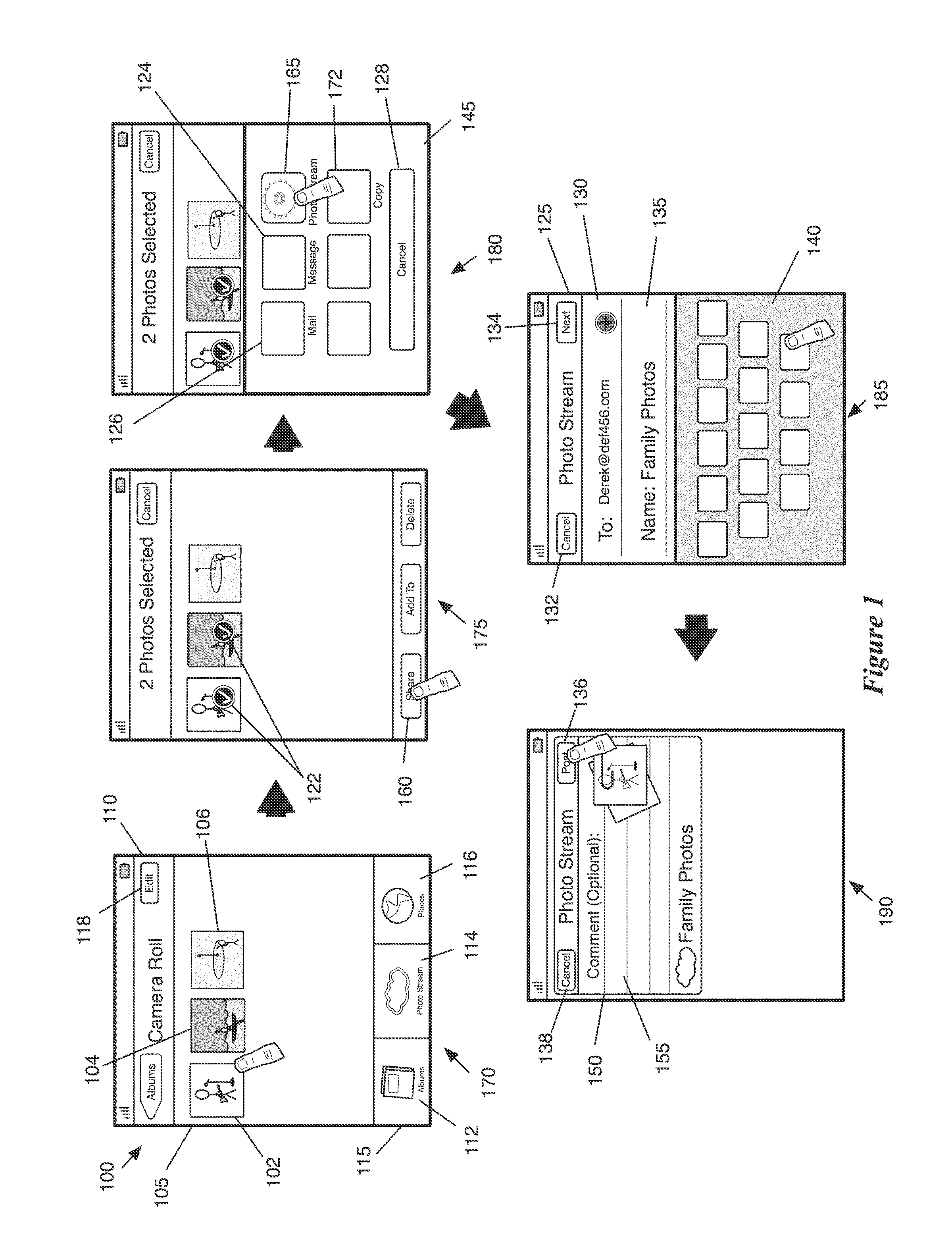 Digital media receiver for sharing image streams