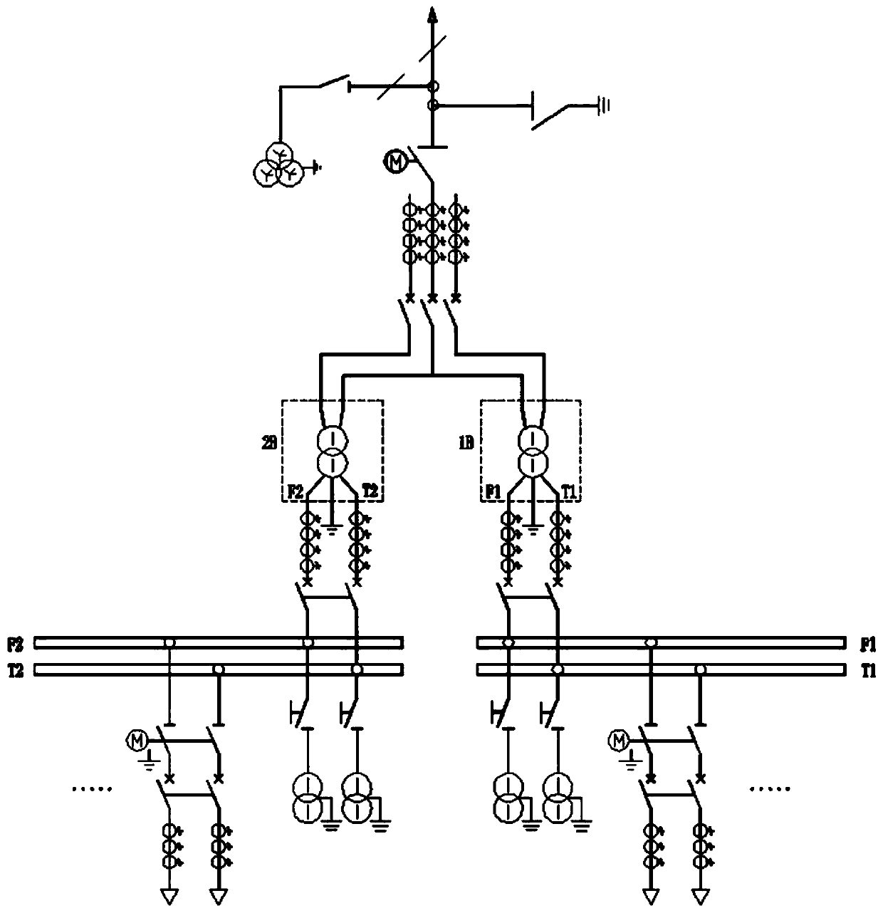 Method for verifying integrity of alternating current circuit by pressurizing on low-voltage side of railway traction station