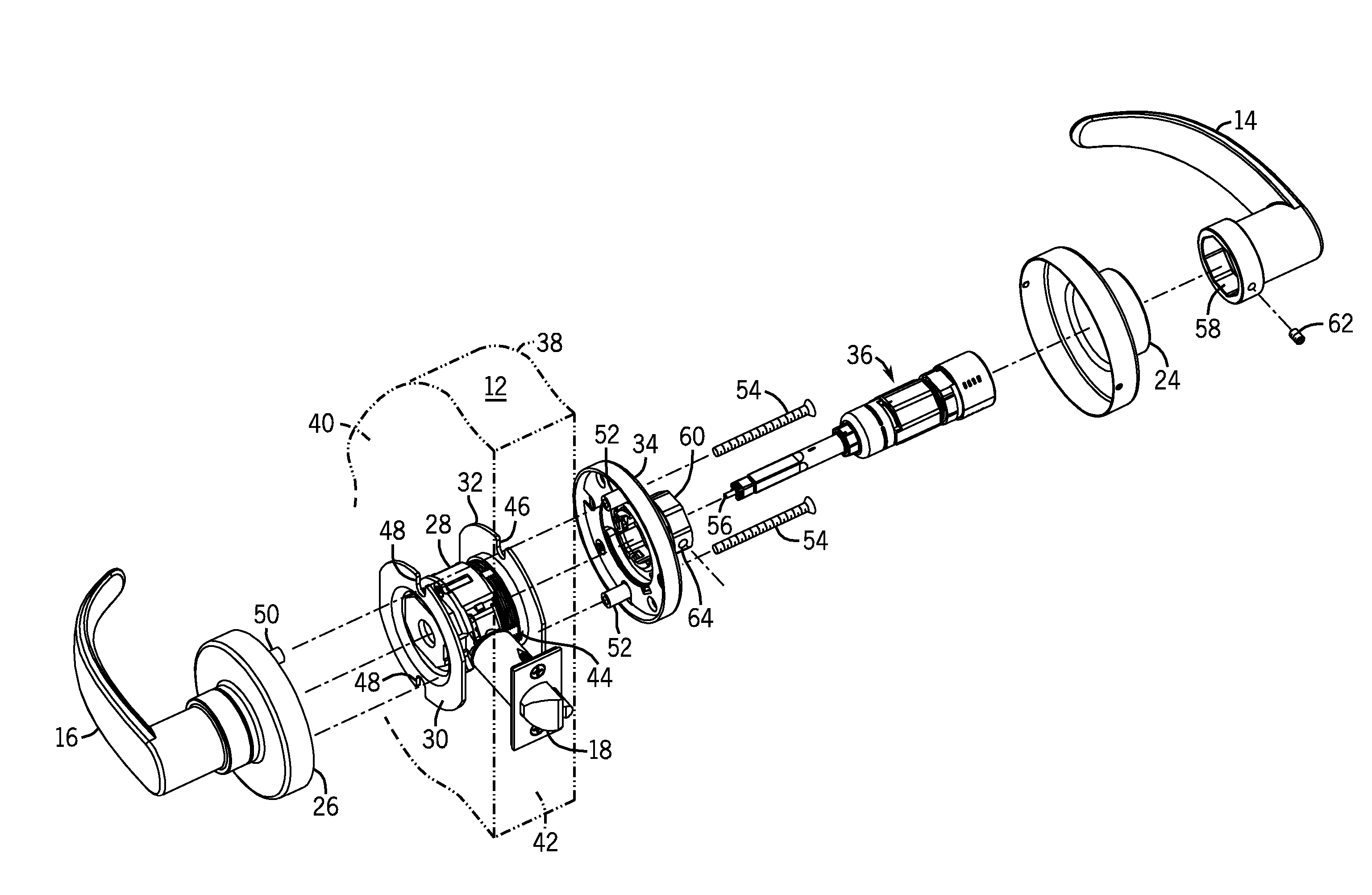 Electronic access control device