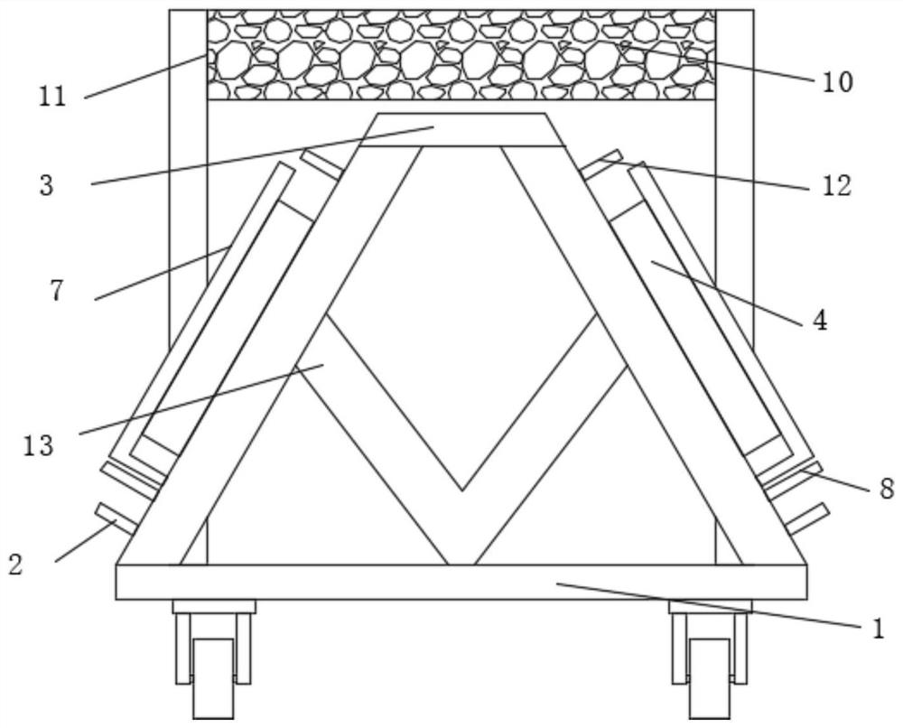 Cold roll transport cart convenient for unloading