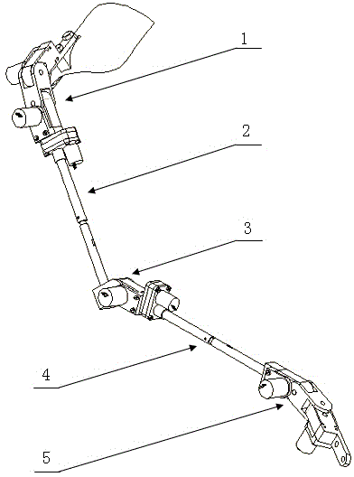 Outer skeleton type arm joint information detection device