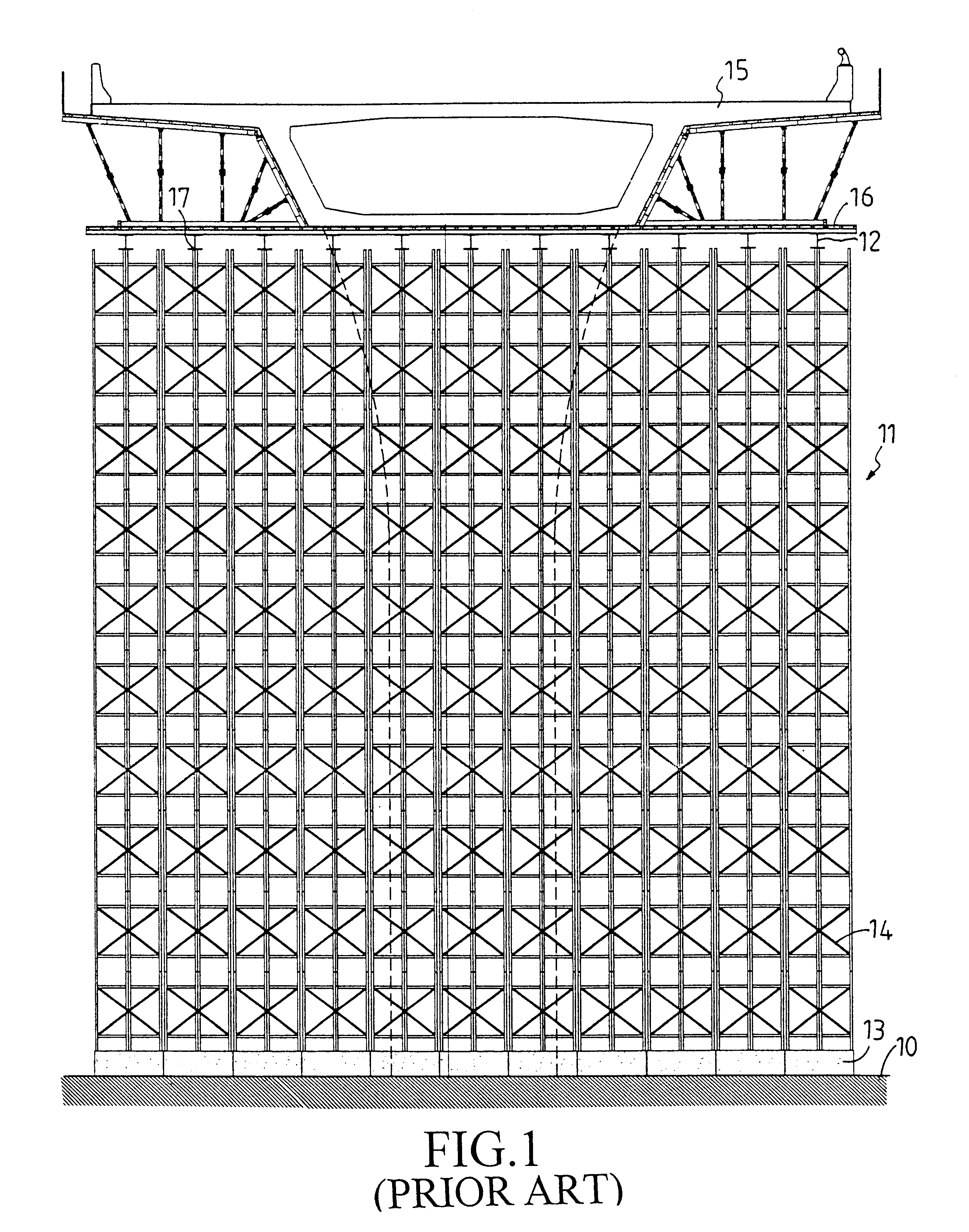 Ground advance shoring system