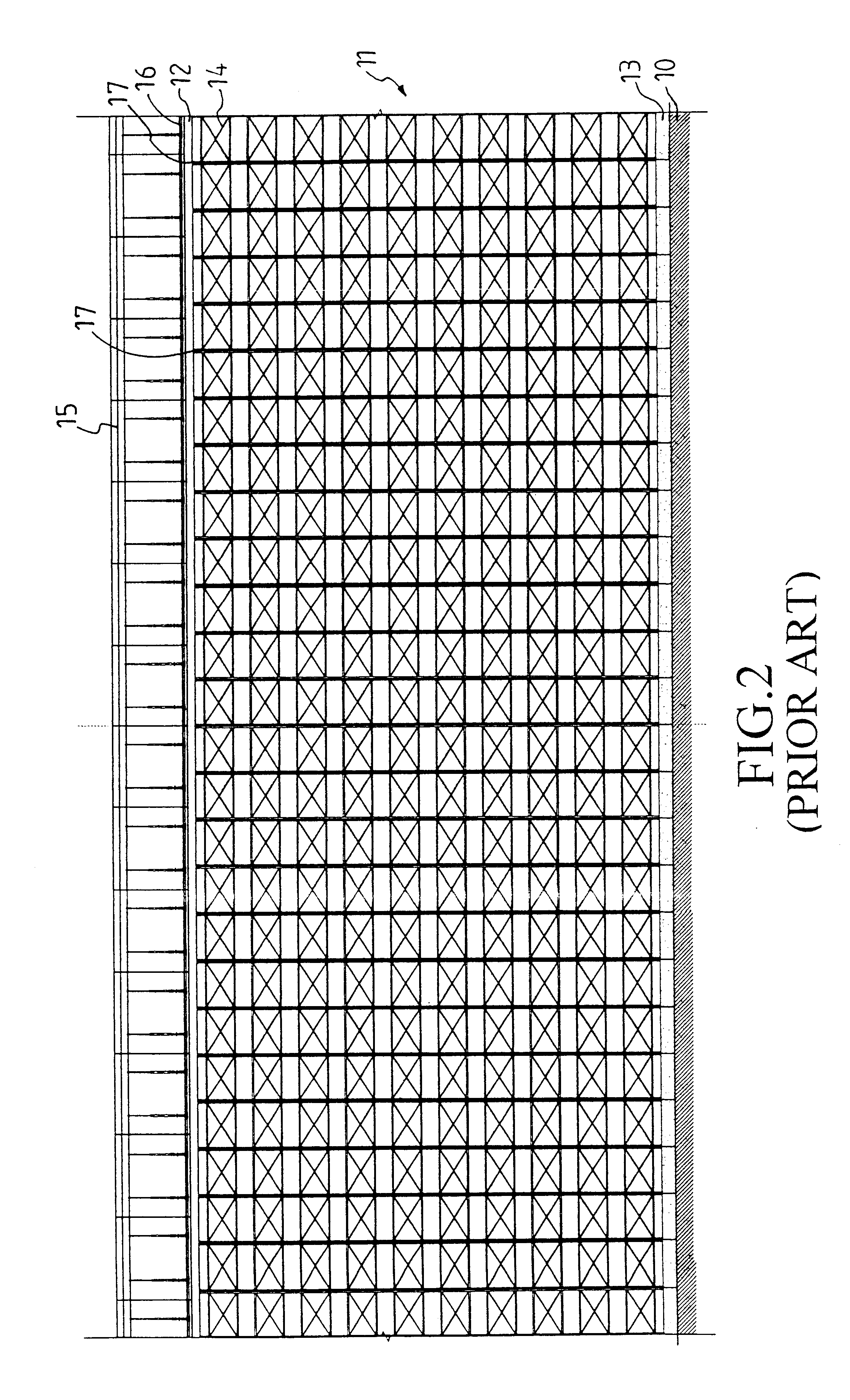 Ground advance shoring system