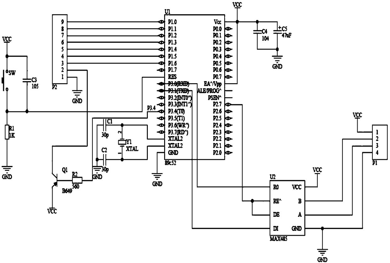 Conductive electronic water gauge and remote monitoring system thereof