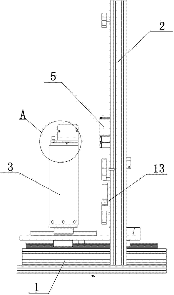 Mechanical property parameter detection device of in-vitro cornea