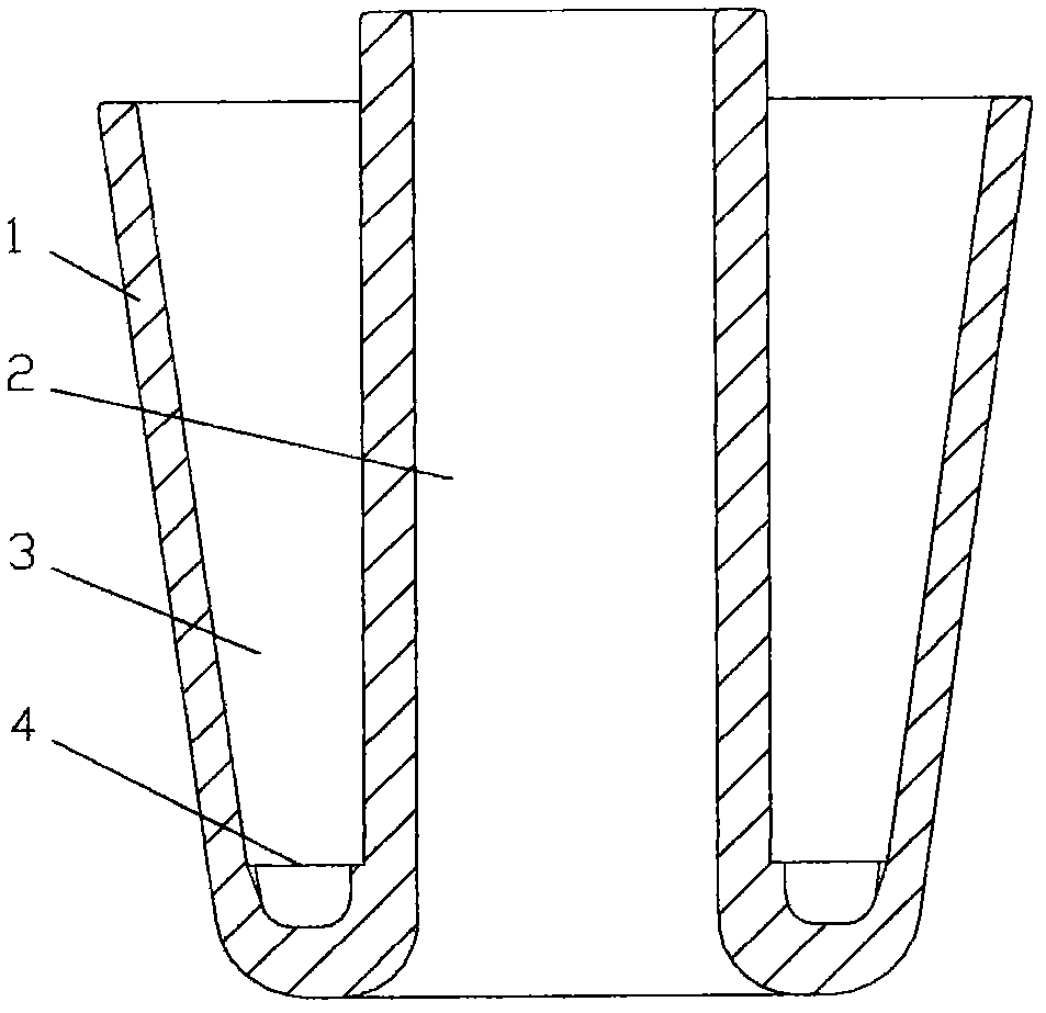 Blast-furnace tuyere small sleeve extrusion technology