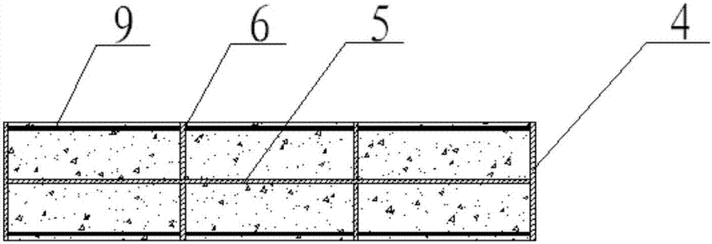 Up-down splicing structure for combination wall