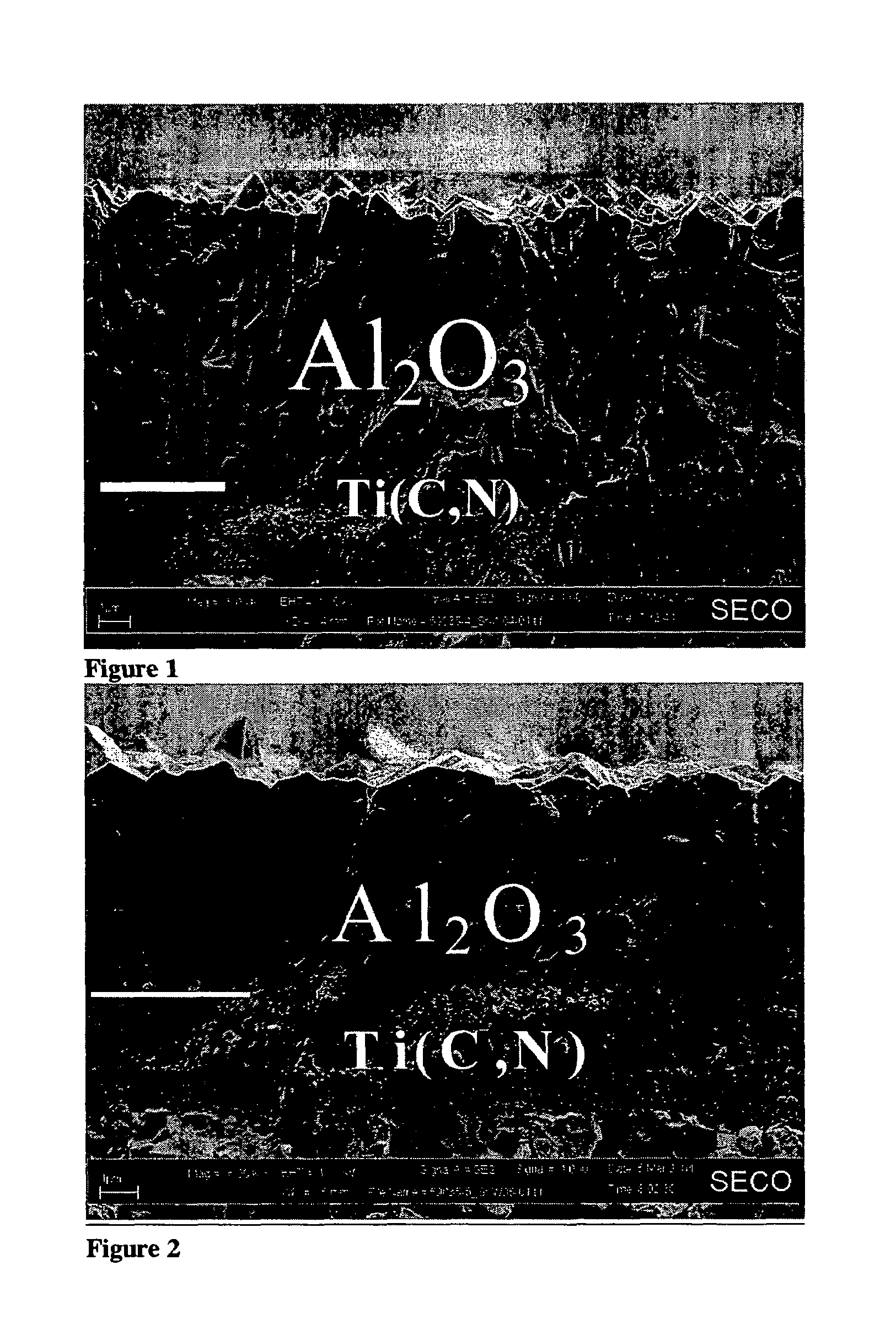 Alumina layer with controlled texture