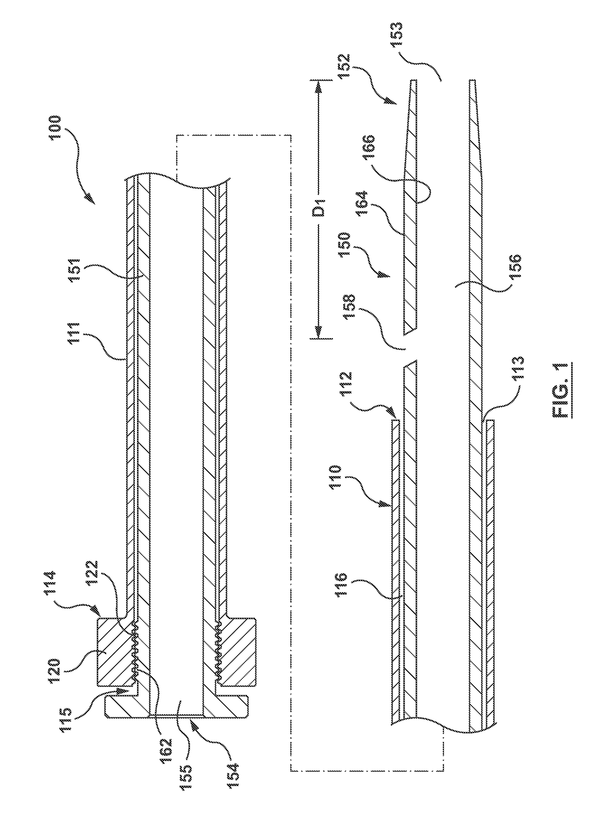 Sheathless Guide Catheter Assembly