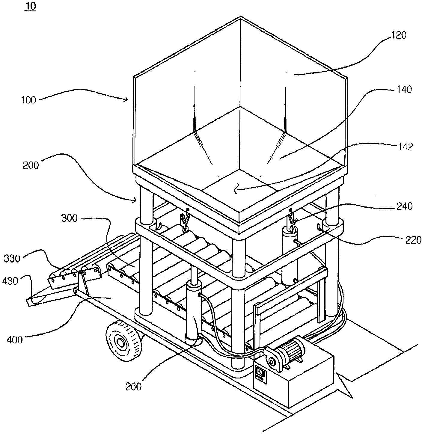 Sorghum harvester