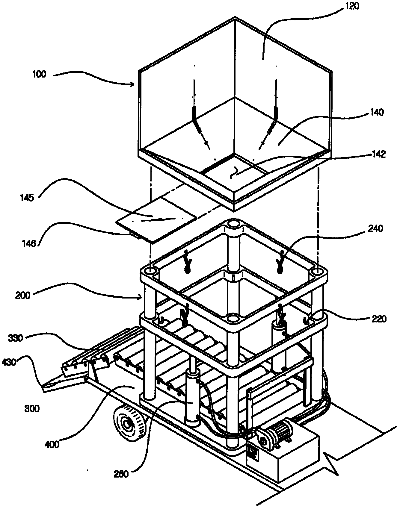 Sorghum harvester