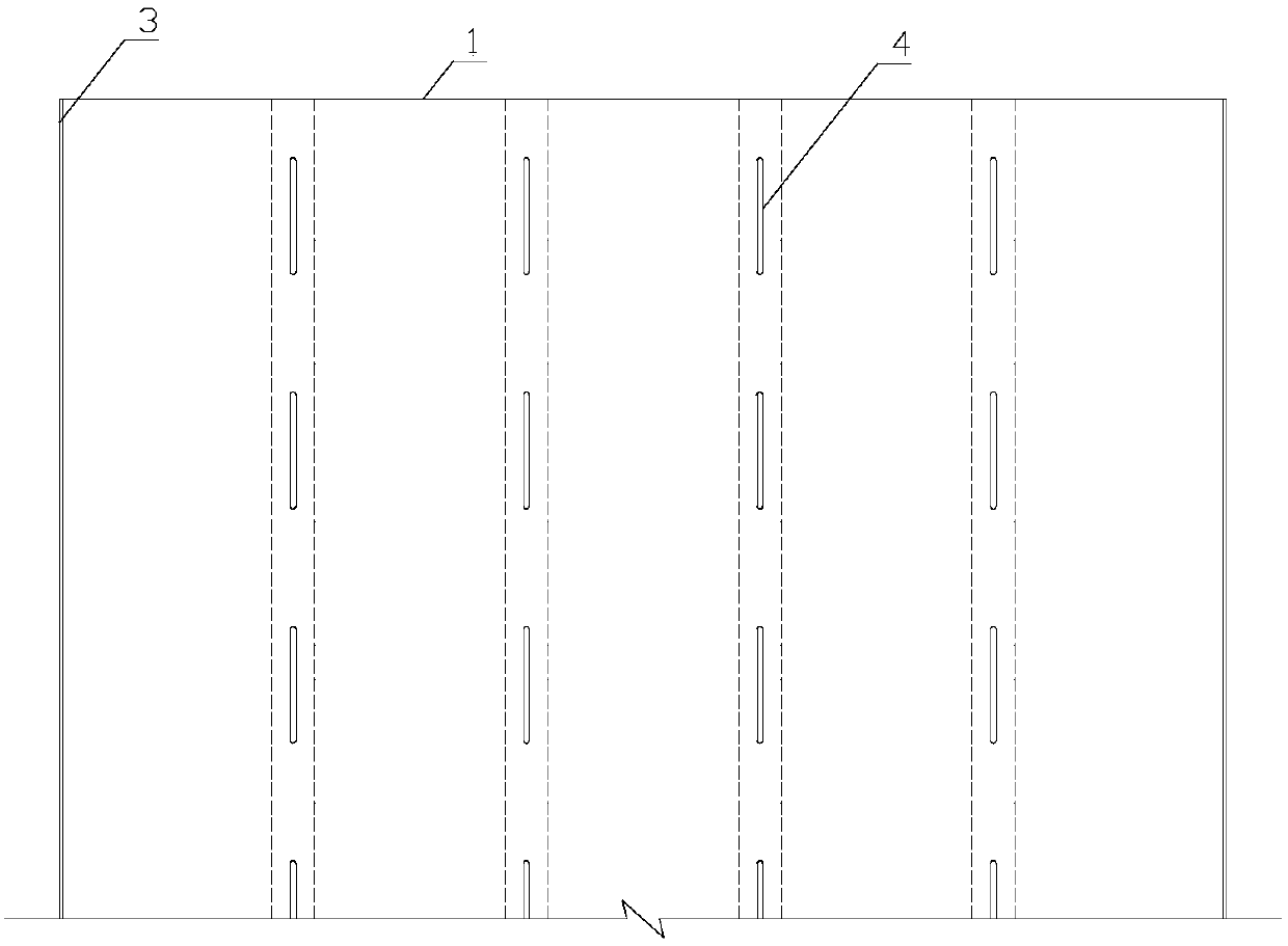 Fabricated shear wall structure in combination of steel plates and section steel