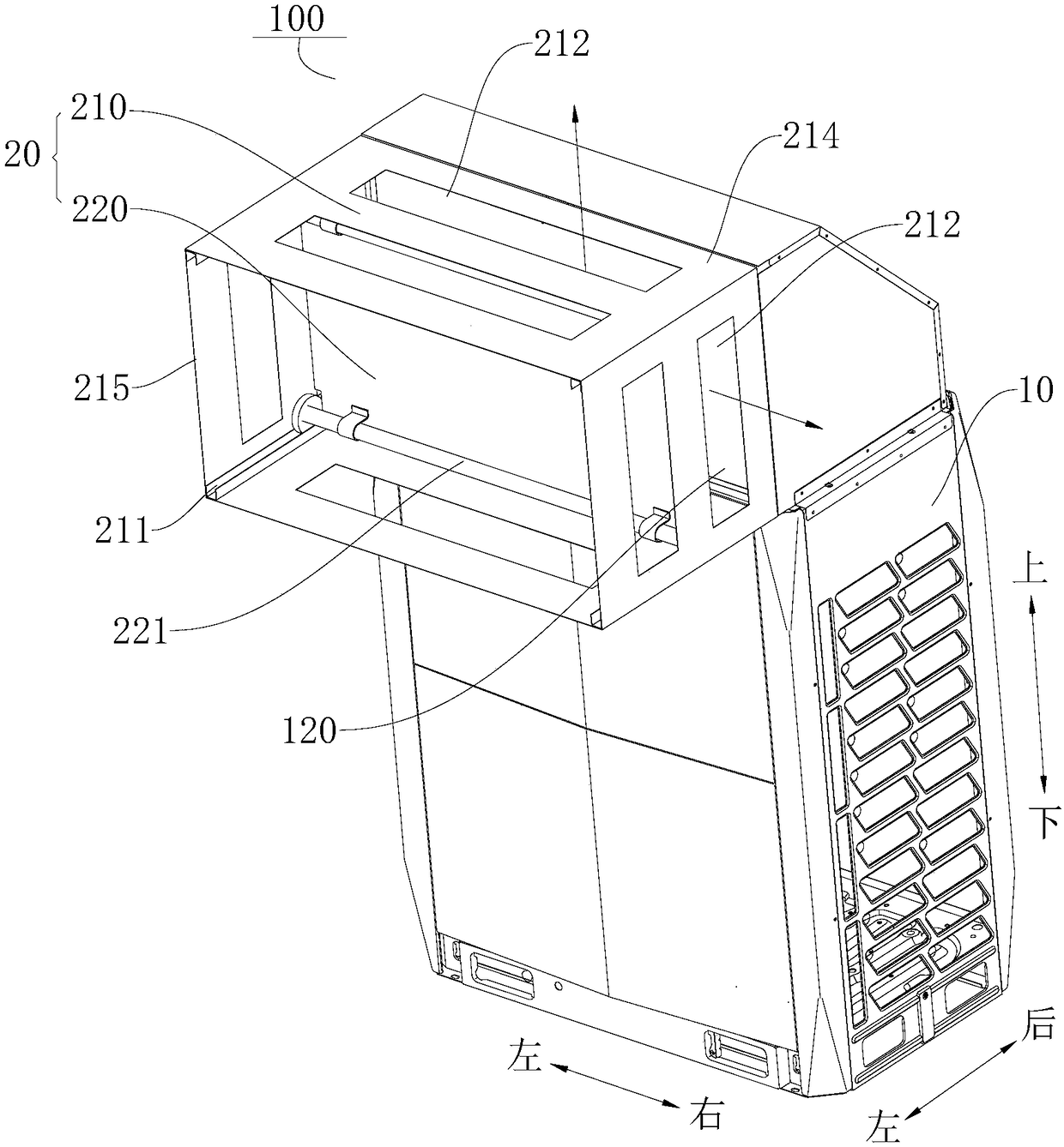 Air conditioning outdoor unit, air conditioner and control method of air conditioner